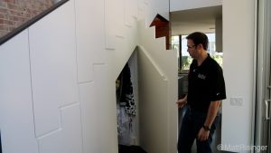 concealed door